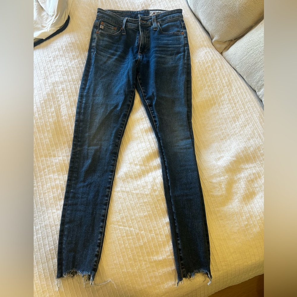 AG Dark  Blue Women's Slim Stretch Jeans